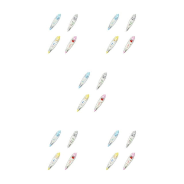relayinert 4pcs/set Cute Cartoon Pattern Correction Tapes For Arts And Crafts Gift As Shown 5Set