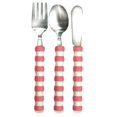thumbnail image 3 of The Gripables Utensil Set- Pink and White, 3 of 6