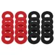 thumbnail image 1 of Uxcell 32PCS Arandelas Anticorrosión para Terminales de Batería, Protectores de Arandelas de Terminal de Batería de Automóvil de Fibra Rojo Negro, 1 of 5