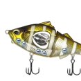 thumbnail image 2 of Fishing Lure Fishing Lures Propeller Heart Two Segments Body Wide Target Fish 13.5*4cm 1pc ABS+Metal Catch Perch, 2 of 10