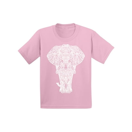 

Awkward Styles Elephant Toddler T Shirt Patterned Shirts for Kids Tracery Tshirt for Children Indian Pattern T-Shirt for Girls Gifts for Kids Elephant Shirts for Boys Animal Unisex T-Shirt for Kids