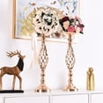 thumbnail image 1 of Wedding Flowers Metal Candle Holders Candlestick Centerpieces Flower Ball Candlestick Stand Vase Home Party Table DecorationSilver SUnited States He Qiyong unisex, 1 of 1