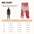 thumbnail image 4 of Lsque Striped Meat Print Women's Pajama Pants, Lounge Pant - Comfortable Home Wear,Elastic Waistband, Stylish Design-Medium, 4 of 9