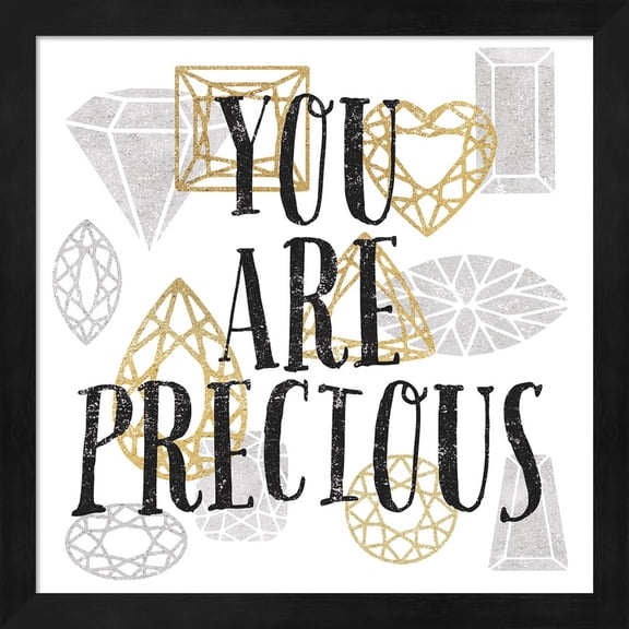 You Are Precious by Moira Hershey, Framed Wall Art, 13.25W x 13.25H