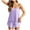 Purple, variant on Summer Ladies Nightwear AKAFMK Sleepwear for Women Pajama Set,Pajamas for Women Set Cotton,Pajamas Female Summer Thin Short-sleeved Shorts Two-piece Homewear Can Be Worn Outside