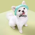 thumbnail image 1 of Sombrero para el sol para mascotas, lindo sombrero para perros con orejas abiertas, anticaída, ajustable, protección solar, orejas no apretadas, sombrero de princesa de algodón, 1 of 6