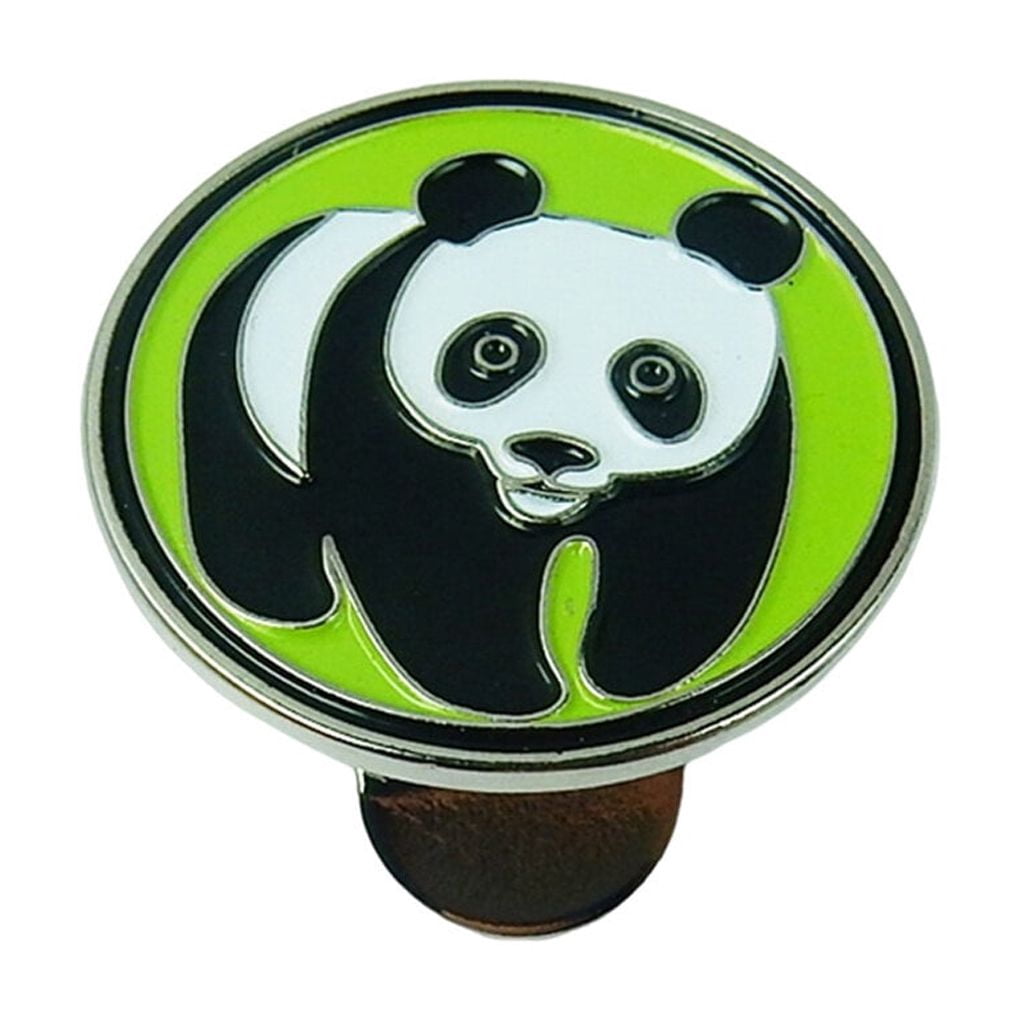 Langgg Golf Ball Markers Panda Pattern Unique Design Hat Clamp Reusable Golfer Supplies Sports Attachments Birthday Gift Sporting Goods