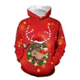 thumbnail image 5 of Landzoo Big Boys Fleece Hoodies Graphic Print Long Sleeve Fall Winter Warm Sweatshirts For Boys Size 7-8 Years, 5 of 5