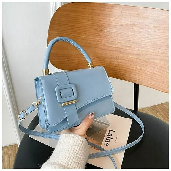 HMSHA High Quality PU Leather Woman Handbags Luxury Designer Female Shoulder Bag New Fashion All-match Messenger Small Square Bag