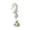 Light Blue, variant on WLPZXP Decorative seahorse figurines, seahorse statue, rustic wooden sculpture, coastal White