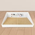 thumbnail image 1 of Almohadilla para Rascar Gatos con Caja Cojín para Mascotas Tablero Reciclado Nido Sofá Salón Cama Sofá Rascador para Gatos para Protección de Muebles, 1 of 8