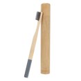 thumbnail image 2 of 1 Pair Bamboo Toothbrush with Smooth Handle for Teeth Cleaning 7.5x0.4x0.4in, 2 of 9