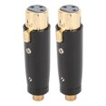 thumbnail image 4 of Adaptador hembra a XLR ANGGREK 2 Conectores de Cable de Micrófono de Metal 3 Pines, 4 of 8