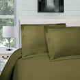 thumbnail image 2 of 300-Thread Count 100% Egyptian Cotton Lightweight Solid Duvet Cover Set Sage / Twin, 2 of 5