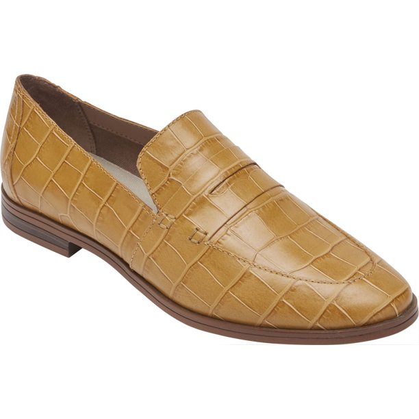 rockport leather penny loafer