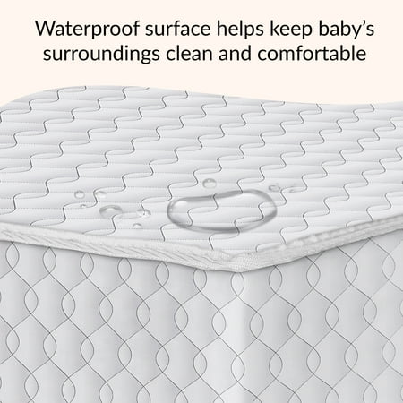 Dream On Me 2 in 1 Cozy Cloud Crib and Toddler Mattress, Taffeta