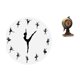 thumbnail image 1 of Reloj de pared,Reloj de pared con bailarina,reloj decorativo colgante.,Figura de escritorio,Reloj de mesa con forma de globo terráqueo para decoración de oficina y hogar,Reloj de escritorio, 1 of 8