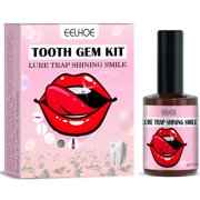 USJIANGM Jewelry Gems Kit Flat Back Rhinestones DIY Temporary Tooth Gems for Women Girls