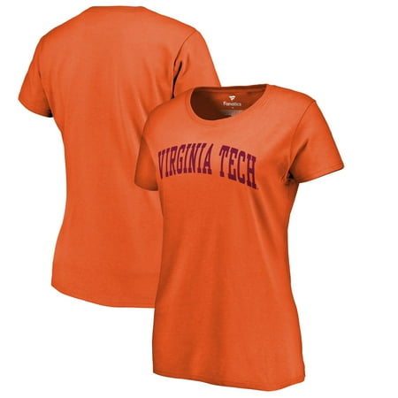Virginia Tech Auto - Virginia Tech Hokies Fanatics Branded Women's Basic Arch T-Shirt - Orange