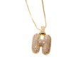 thumbnail image 4 of Collares para Mujeres Moda Inglés Nombre de Carta Cadena Colgante Regalo de Joyería, Aleación Strass Electroplatación Declaración Collar, Joyería para Mujeres, 4 of 4