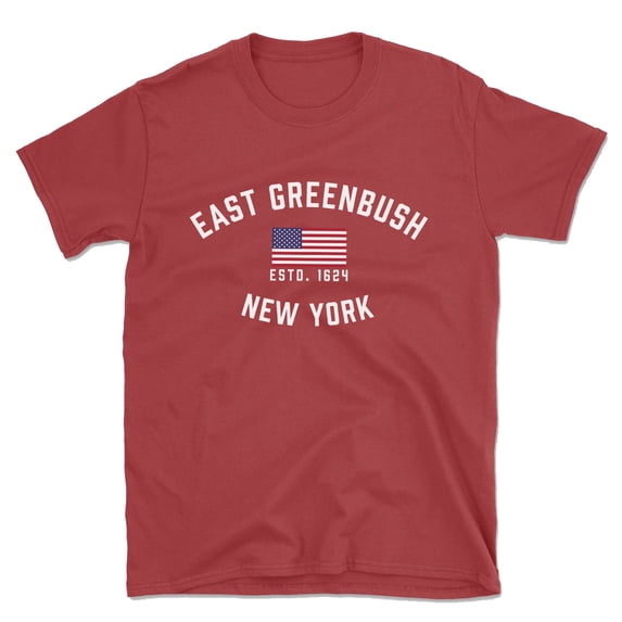 East Greenbush New York Patriot Men's Cotton T-Shirt