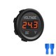 thumbnail image 1 of Dc 5-48v Car Motorcycle Voltmeter Mini Digital Waterproof Led Panel Tester Display Round Volt Meter Gauge, 1 of 1