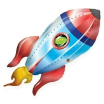 40" ALIEN SPACESHIP ROCKET Balloon   Large Shape Foil Mylar Balloon  Party Supplies Decorations Foil Mylar Balloon