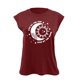 thumbnail image 2 of Gibobby Blusa sin mangas con estampado suelta a la para mujer(Rojo,XG), 2 of 4