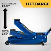Ktaxon 3 Ton Floor Jack, Heavy Duty Hydraulic Floor Jack, 20 Max Lift, Blue