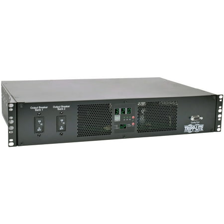 UPC: 0037332186881 | Tripp Lite PDU 7.7kW Single-Phase 200-240V Local Metered Automatic Transfer Switch PDU 2 IEC309 32A Blue Inputs 16 C13 2 C19 Outlets 2U TAA