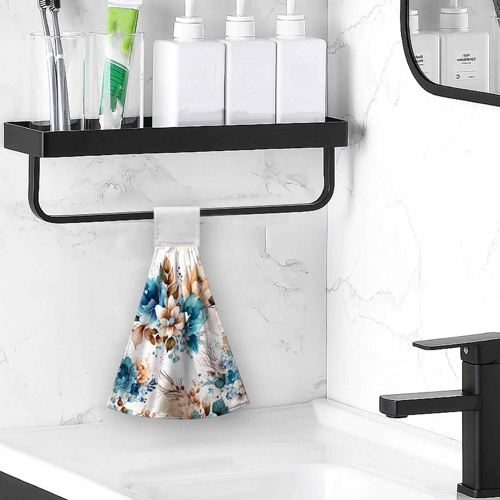 Lot De 3 Serviettes De Cuisine Et De Salle De Bain En Microfibre Polaire Corail - Séchez Vos Mains Immédiatement (couleurs Claires) | Leroy Merlin