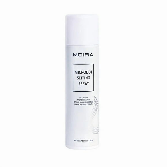Fijador de maquillaje Moira Microdot 80 ml