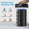 thumbnail image 2 of Cargador inalámbrico Power Strip Tower UWI-WUTEI de 15 W, 16 AC, 5 USB, 2 of 6