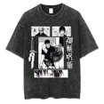 thumbnail image 5 of Camisetas Vintage de algodón lavado con ácido para hombres y mujeres, Tops de manga corta, camisetas gráficas de Anime, camisetas holgadas informales de gran tamaño de verano, 5 of 5