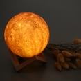 thumbnail image 2 of Luz de luna de impresión 3D recargable por USB de 12 cm de diámetro y 3 colores regulables, 2 of 8