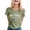 Z52-Army Green, variant on Women's 250 Years 1776 USA Flag Letter Print T-Shirt Crew Neck Short Sleeve Casual 250th Anniversary Patriotic Basic Top