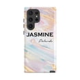 thumbnail image 1 of Personalised Blush Marble Name Samsung Galaxy S23 Case,iPhone 16 Plus, 1 of 3