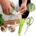 thumbnail image 2 of Under 10 Cutter Kitchen Shears Ultra Sharp Stainless Steel Multifunctional Stainless Steel Kitchen Detachable Shears Heavy Duty Meat Scissors Chicken Poultry Fish Herbs Food Scissors, 2 of 9