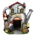 thumbnail image 2 of Ebros Fairy Garden Watering Can Mr & Mrs Gnome Mini House Welcome Figurine 8.5"H, 2 of 6