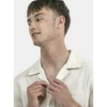 thumbnail image 2 of No Boundaries Men's & Big Men's Cotton Gauze Button Front Shirt, Sizes XS-5XL, 2 of 5