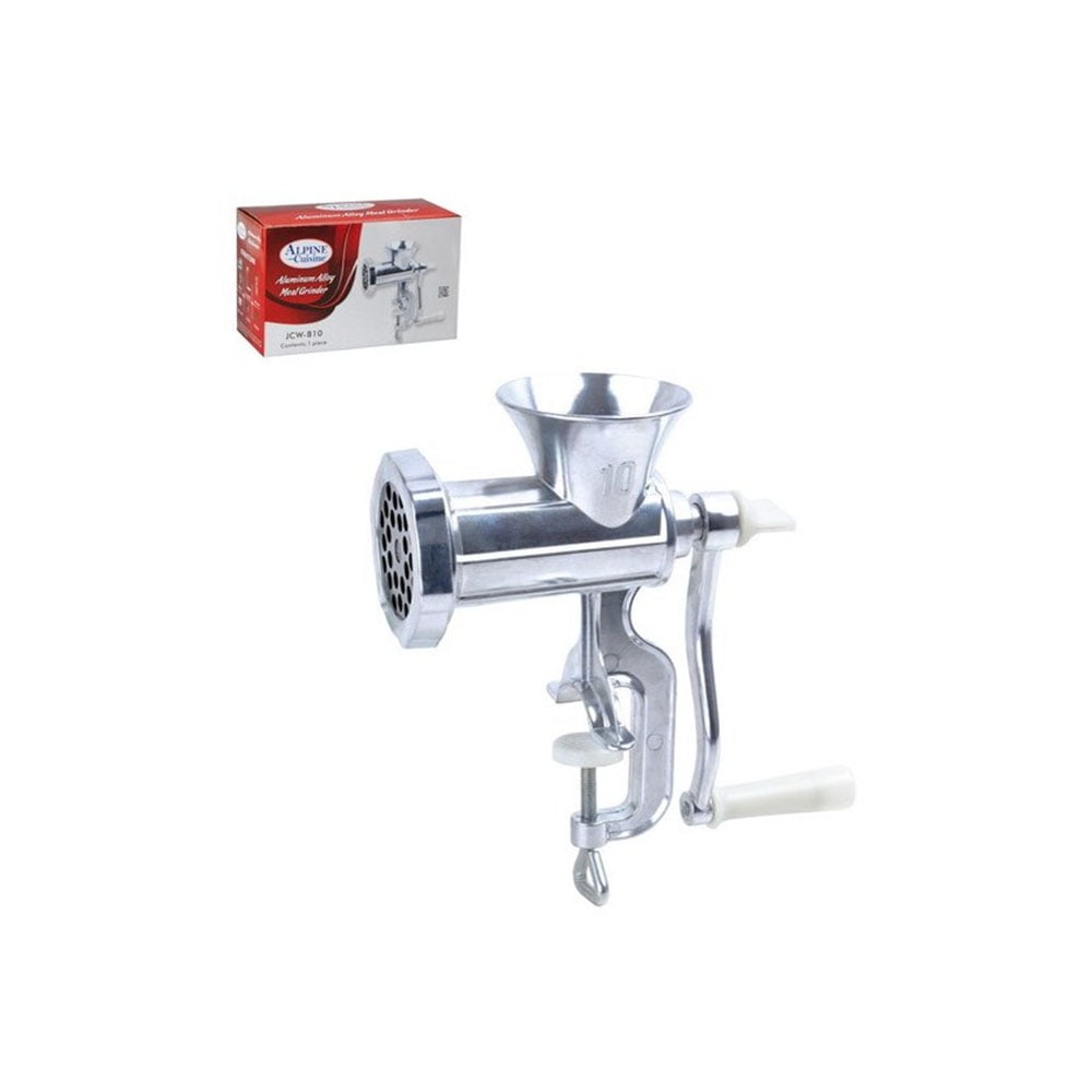 Alpine Cuisine Kitchen Countertop Hand Operated Meat Grinder for Beef & Sausage Alpine Cuisine Kitchen Countertop Hand Operated Meat Grinder for Beef & Sausage