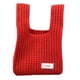 thumbnail image 2 of Bolso de hombro de punto Bolso de mano moderno Bolso de hombro versátil y versátil Rojo, 2 of 9