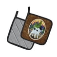 thumbnail image 2 of Carolines Treasures SS8194PTHD Papillon Pair of Pot Holders, 7.5HX7.5W, multicolor, 2 of 2