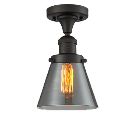 

Innovations Lighting 517-1Ch Small Cone Small Cone 7 Wide Semi-Flush Ceiling Fixture -