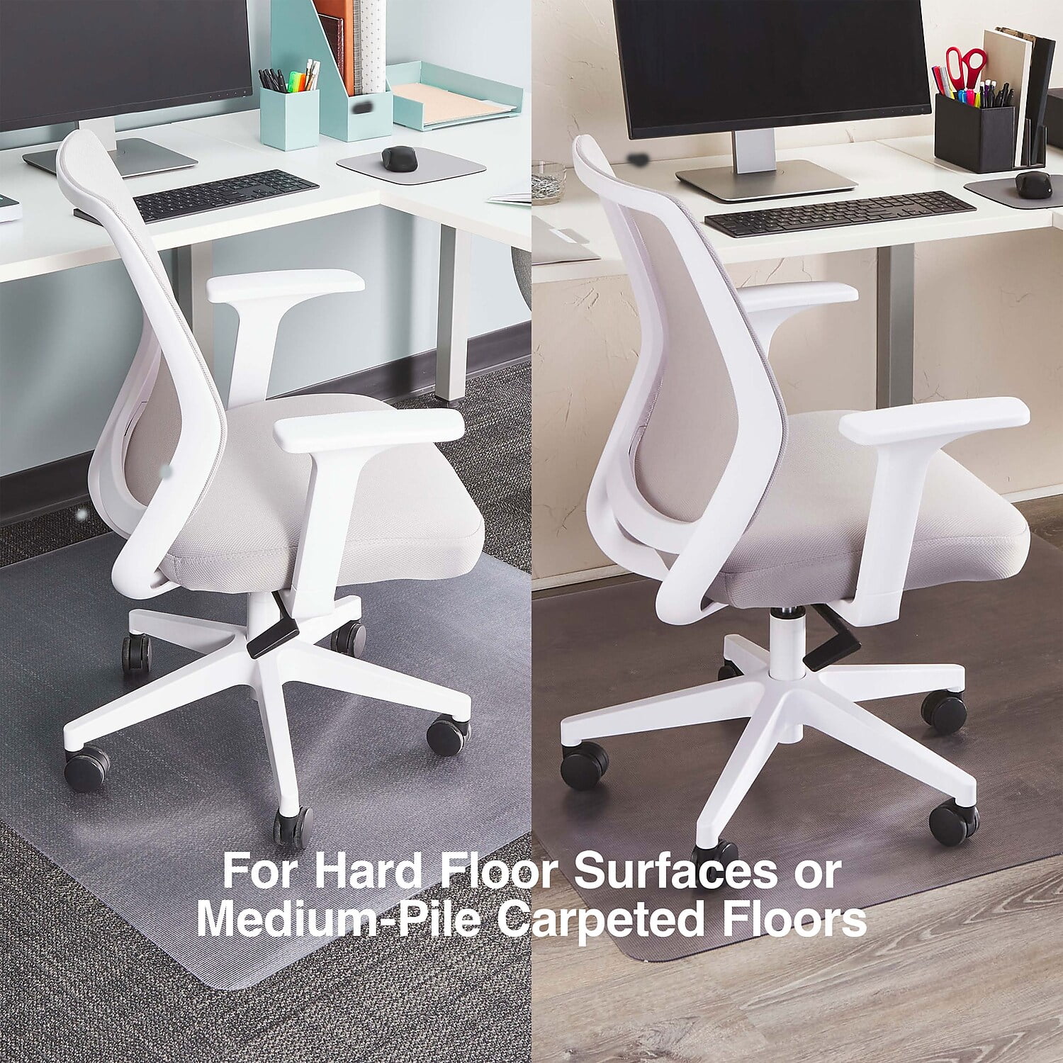 Staples chair mats for low pile delicate carpet