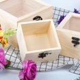 thumbnail image 2 of Caja de flores eternas cubierta de vidrio transparente, caja de regalo de mano, caja de certificado de matrimonio, caja de embalaje universal de regalo de vacaciones, 2 of 4