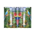 thumbnail image 1 of BSDHOME The Parrots Window Curtain Kitchen Curtain 26x39 inches (Two Piece), 1 of 3
