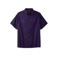 thumbnail image 5 of KingSize Men's Big & Tall Solid Wrinkle-Resistant Short Sleeve Button Down, 5 of 6