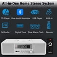 thumbnail image 2 of Sistema estéreo doméstico Reproductor de CD WISCENT Premium 20W RMS Bluetooth, 2 of 7