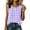 Purples, variant on Tsesme Plaid Tank Tops for Women Crew Neck Sleeveless Shirts Loose Side Split Lightweight Vacation Summer Casual Tanks M